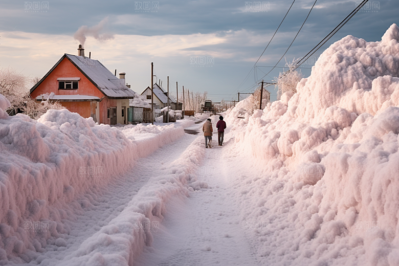 东北雪乡高清旅游素材