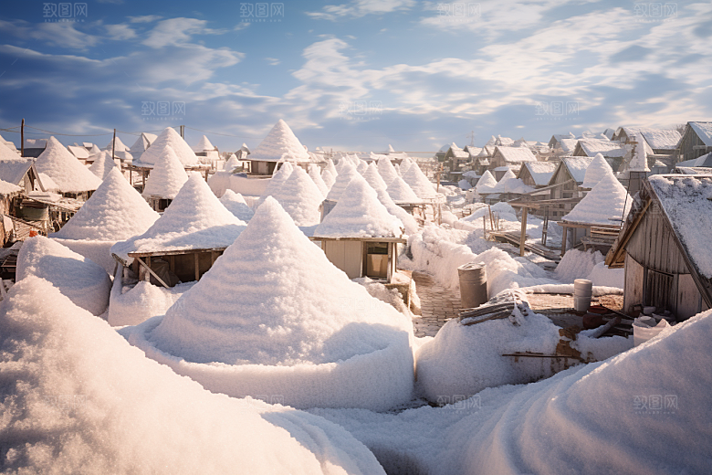 东北雪乡大雪哈尔滨素材