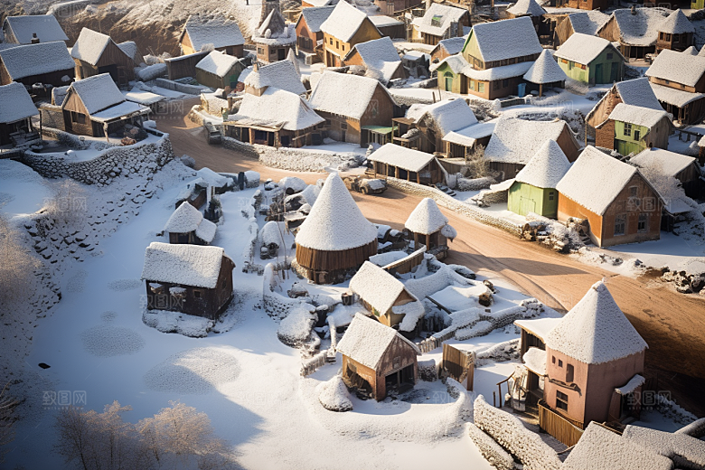 东北雪乡哈尔滨旅游素材