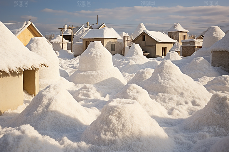 东北雪乡北方雪景素材