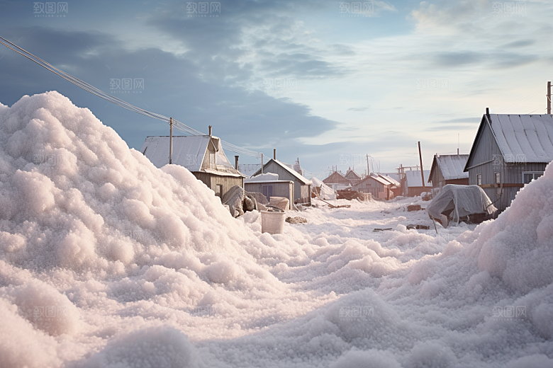 东北雪乡高清雪景素材