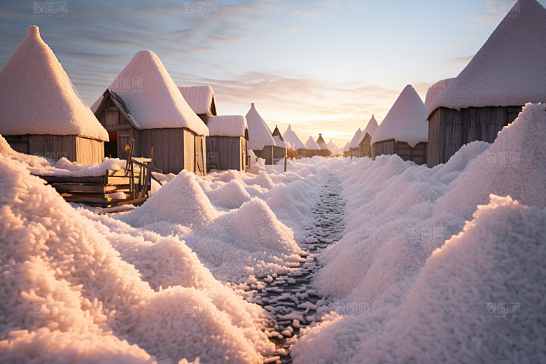 东北雪乡高清旅游素材