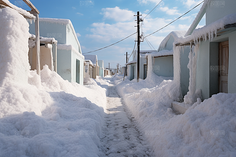 东北雪乡旅游北方素材