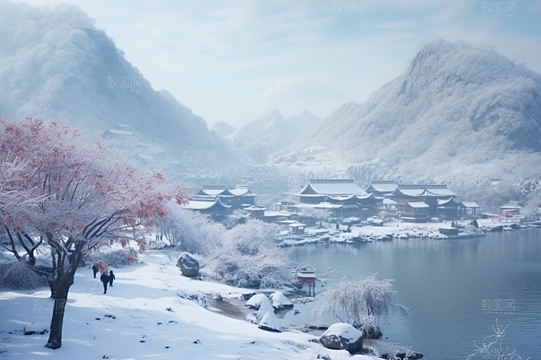 东北雪乡北方高清素材