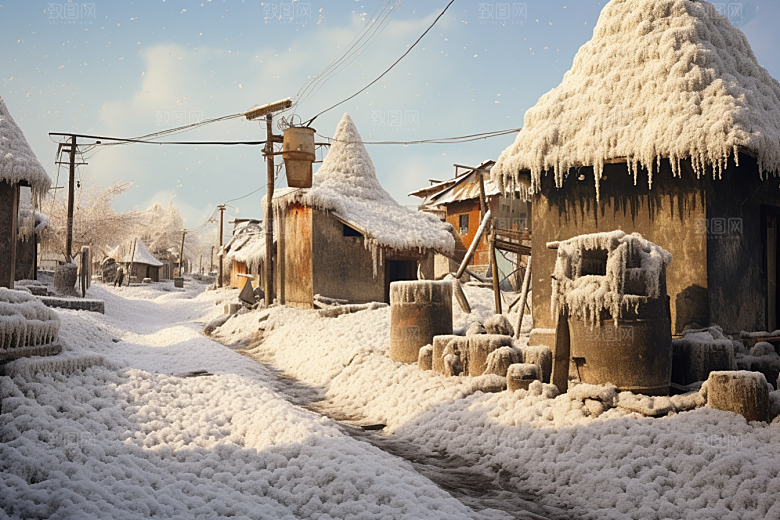 东北雪乡高清旅游素材