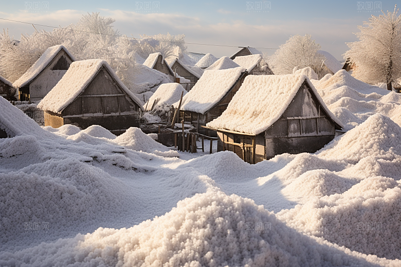 东北雪乡哈尔滨景区素材