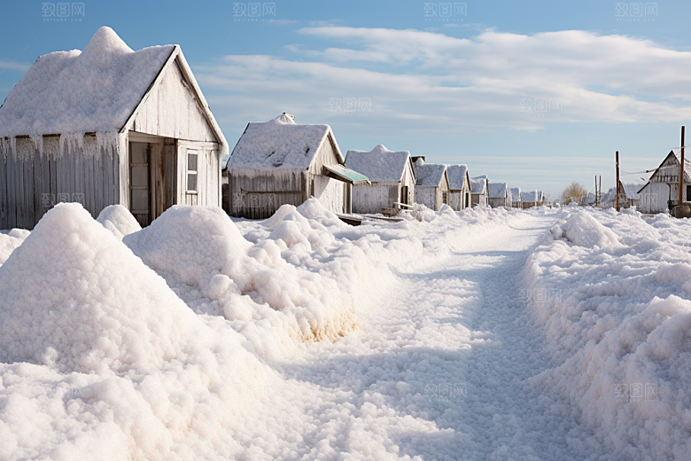 东北雪乡景区旅游素材