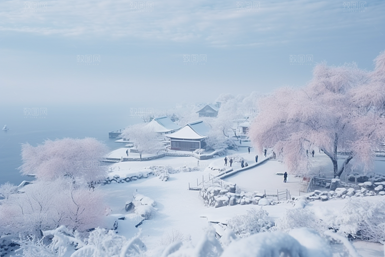 东北雪乡哈尔滨景区素材