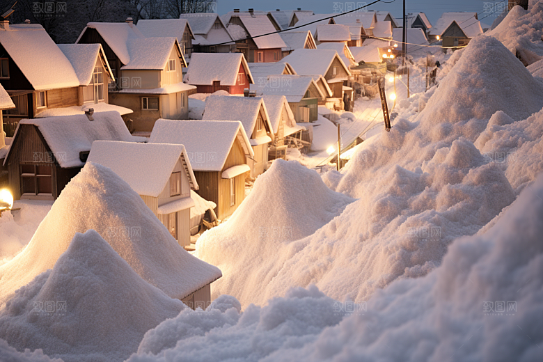 东北雪乡旅游风光素材