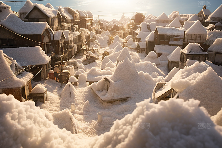 东北雪乡北方旅游素材