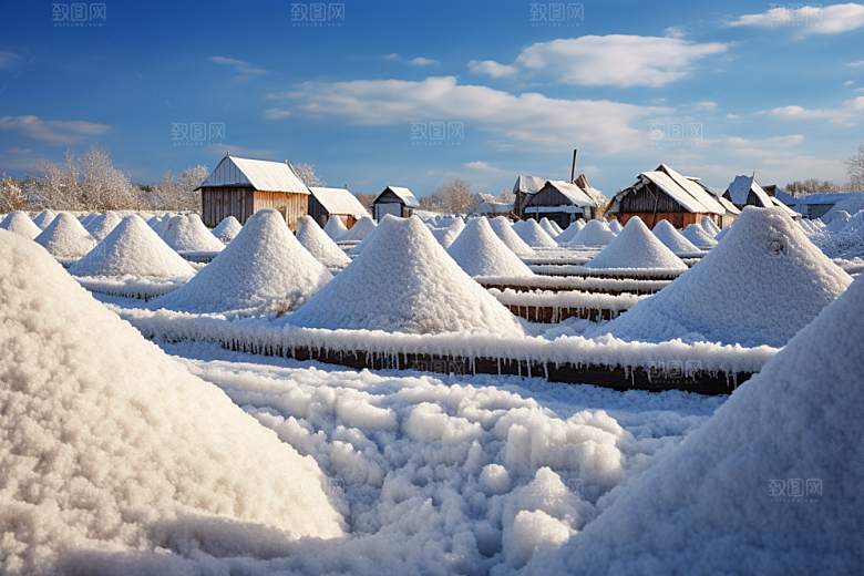 东北雪乡哈尔滨高清素材
