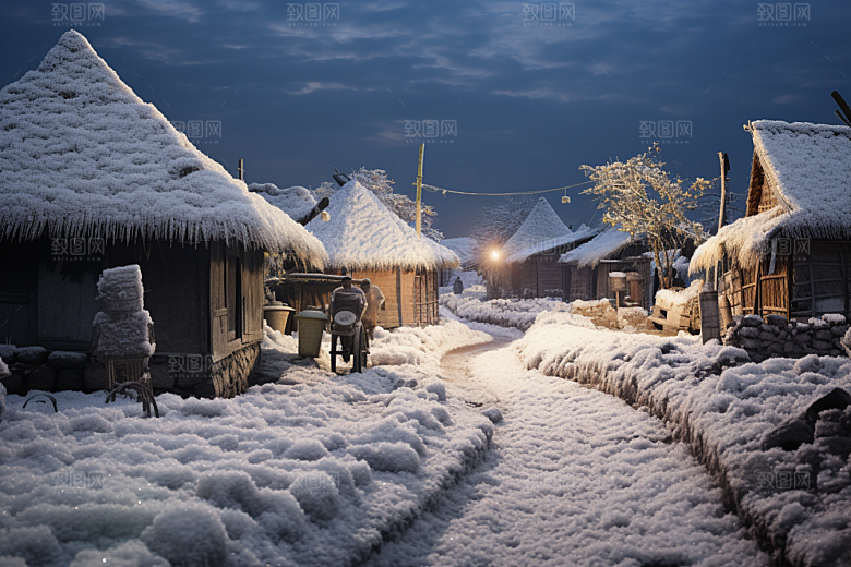 东北雪乡哈尔滨旅游素材