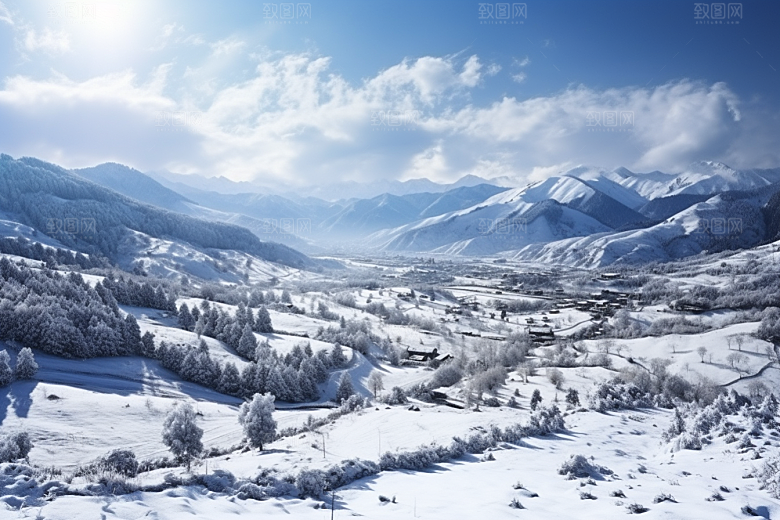 东北雪乡旅游哈尔滨素材