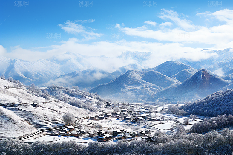 东北雪乡哈尔滨旅游素材