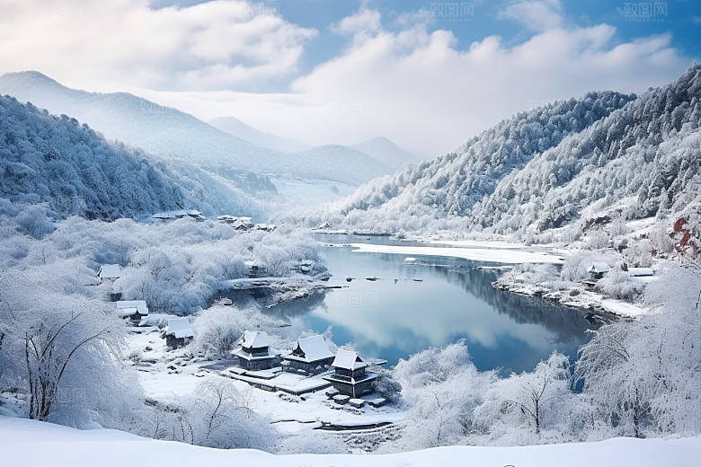 东北雪乡哈尔滨旅游素材