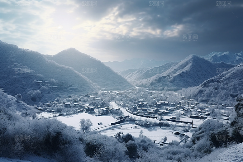 东北雪乡哈尔滨旅游素材