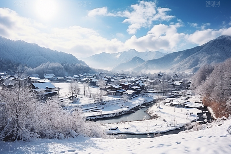 东北雪乡哈尔滨景区素材