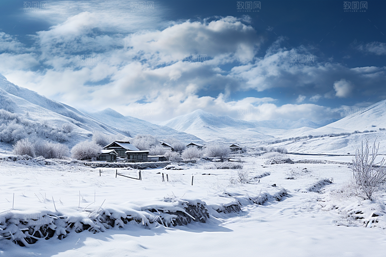 东北雪乡哈尔滨景区素材