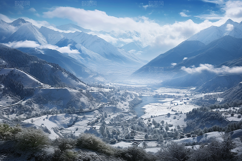东北雪乡哈尔滨景区素材