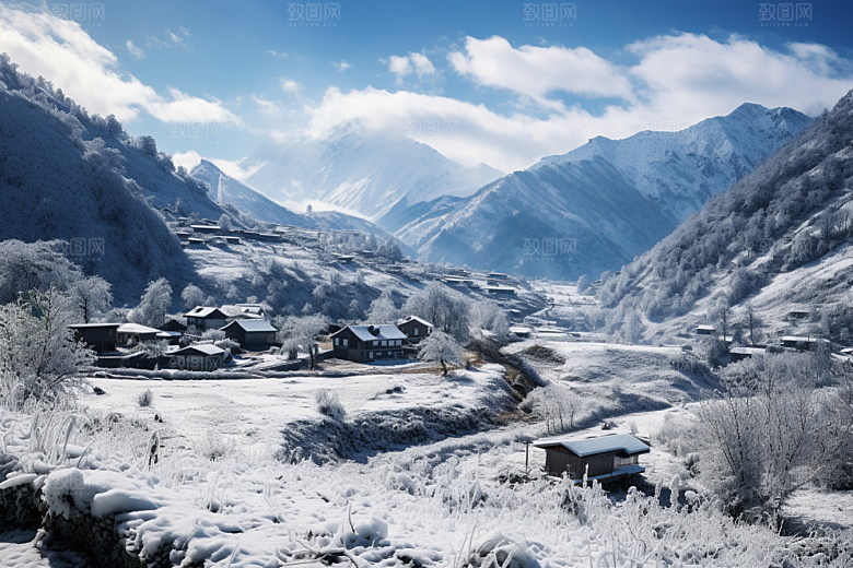 东北雪乡高清旅游素材