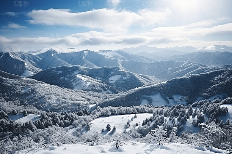 东北雪乡高清哈尔滨素材