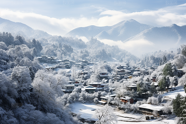 东北雪乡哈尔滨景区素材
