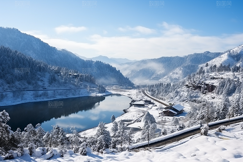 东北雪乡哈尔滨高清素材