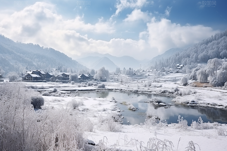 东北雪乡北方高清素材