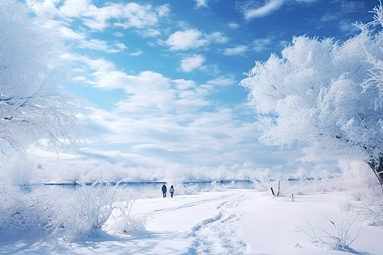 东北雪乡高清旅游素材