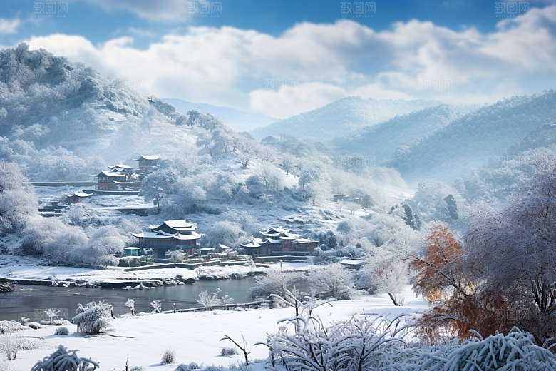 东北雪乡哈尔滨景区素材