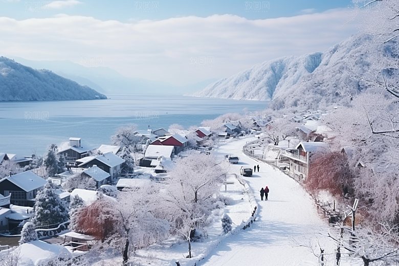 东北雪乡高清风光素材