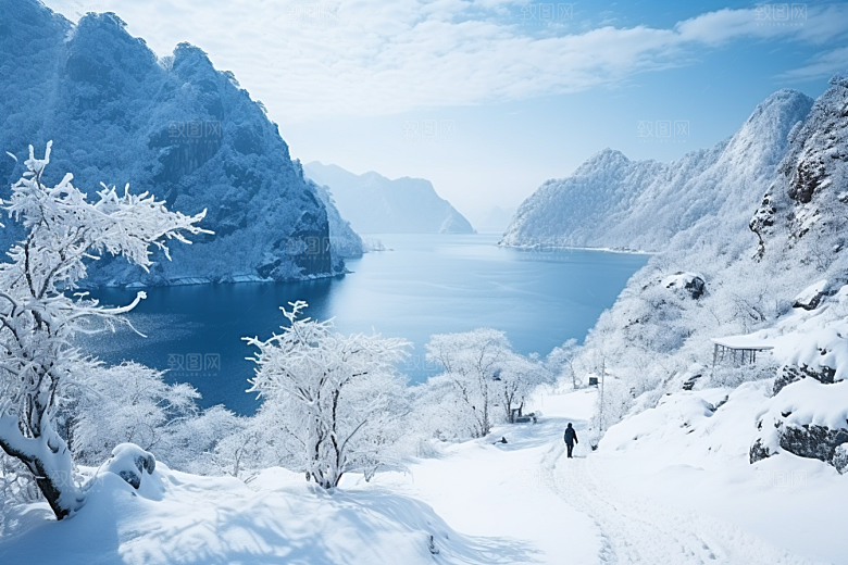 东北雪乡景区旅游素材