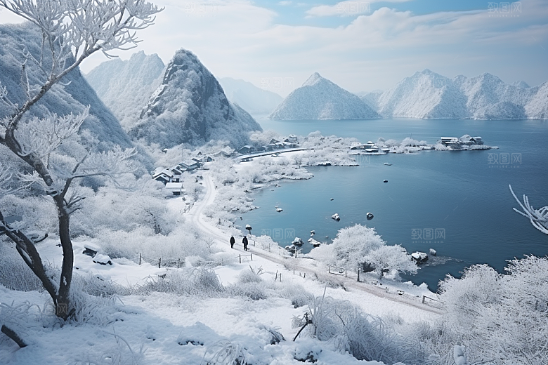 东北雪乡景区旅游素材