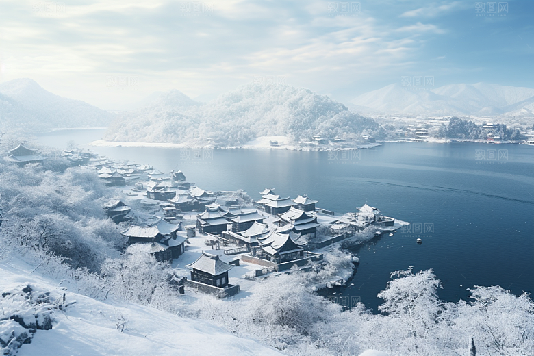 东北雪乡北方旅游素材
