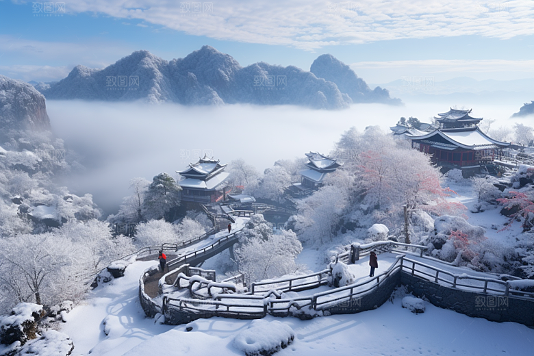 东北雪乡哈尔滨景区素材