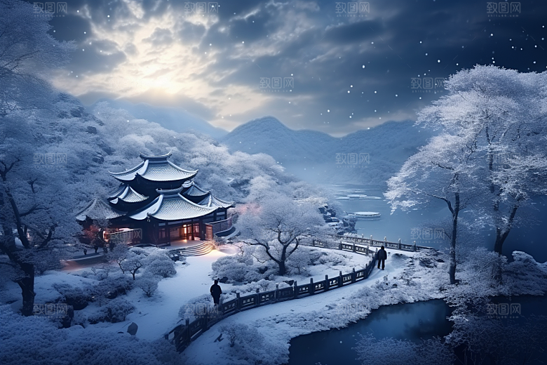 东北雪乡哈尔滨景区素材