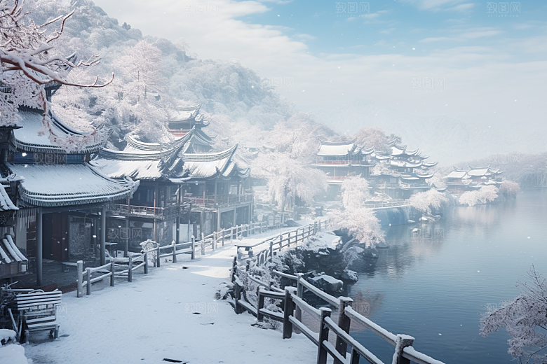 东北雪乡哈尔滨风光素材