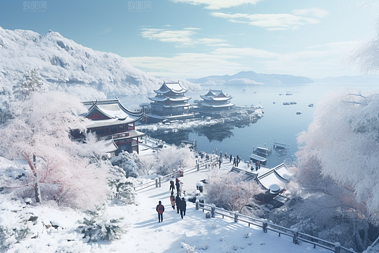 东北雪乡哈尔滨景区素材