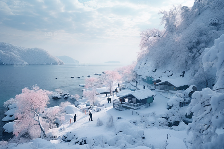 东北雪乡旅游北方素材