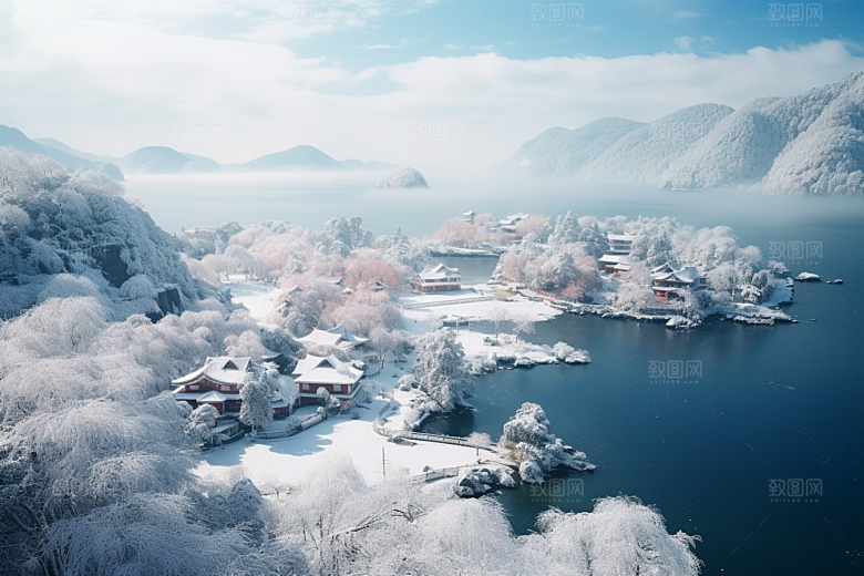 东北雪乡哈尔滨大雪素材