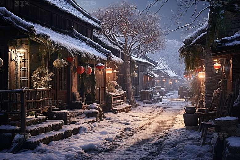 东北雪乡北方哈尔滨素材