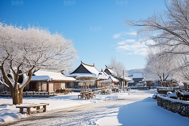 东北雪乡哈尔滨旅游素材