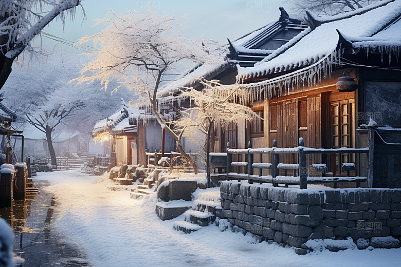 东北雪乡北方高清素材