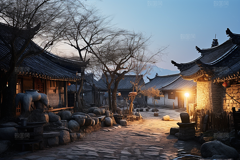 东北雪乡高清风光素材