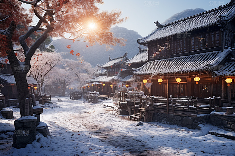 东北雪乡哈尔滨景区素材