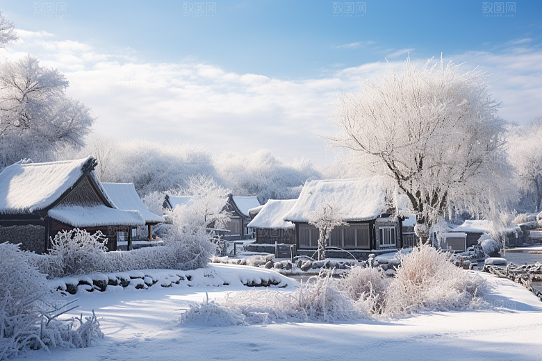 东北雪乡北方高清素材