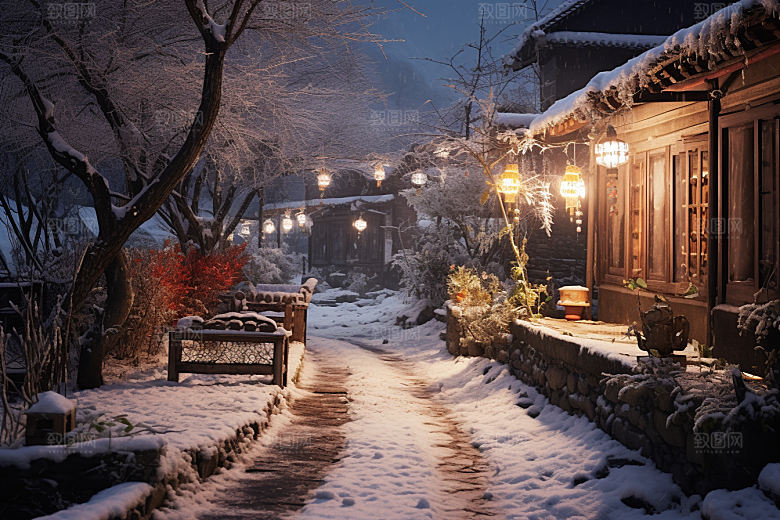 东北雪乡高清旅游素材