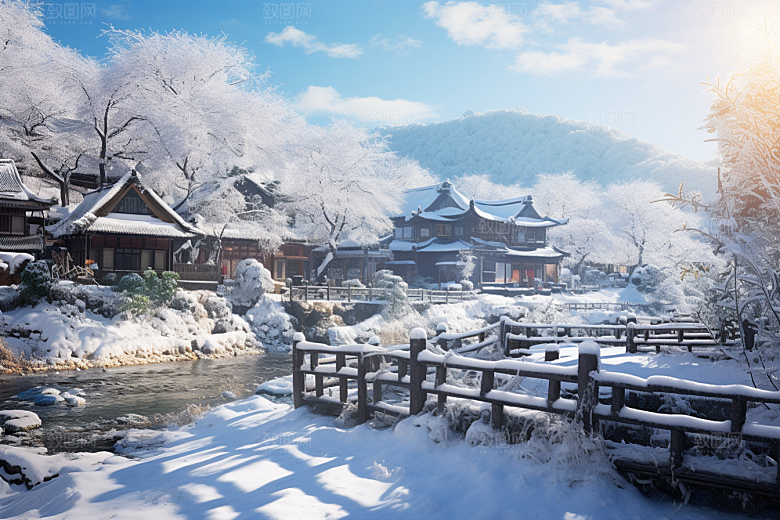 东北雪乡北方高清素材