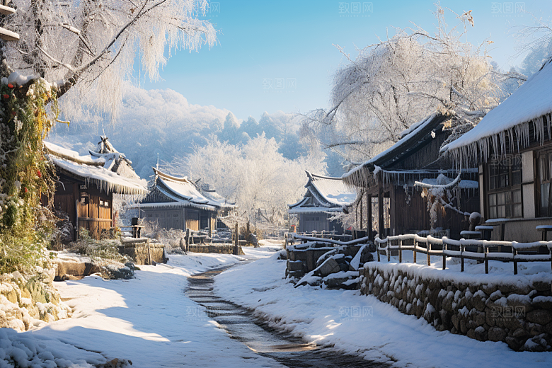 东北雪乡哈尔滨景区素材