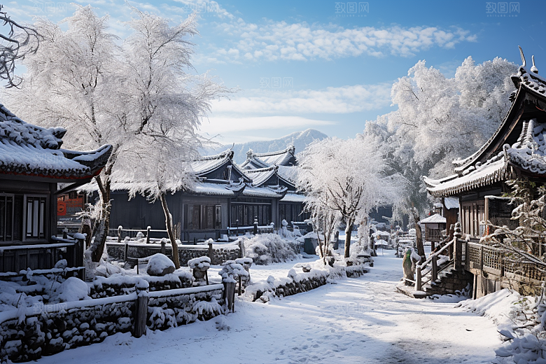 东北雪乡哈尔滨景区素材